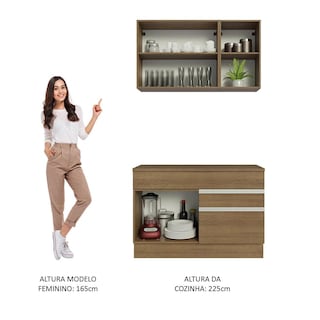 Foto 5 | Cocina Integral Glamy Madesa Marrón