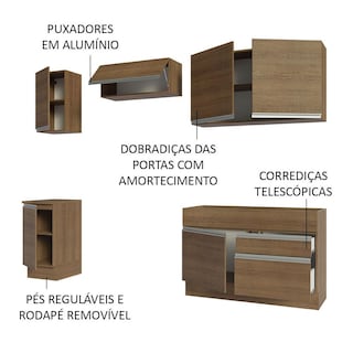 Foto 4 | Cocina Integral Madesa Glamy Marrón