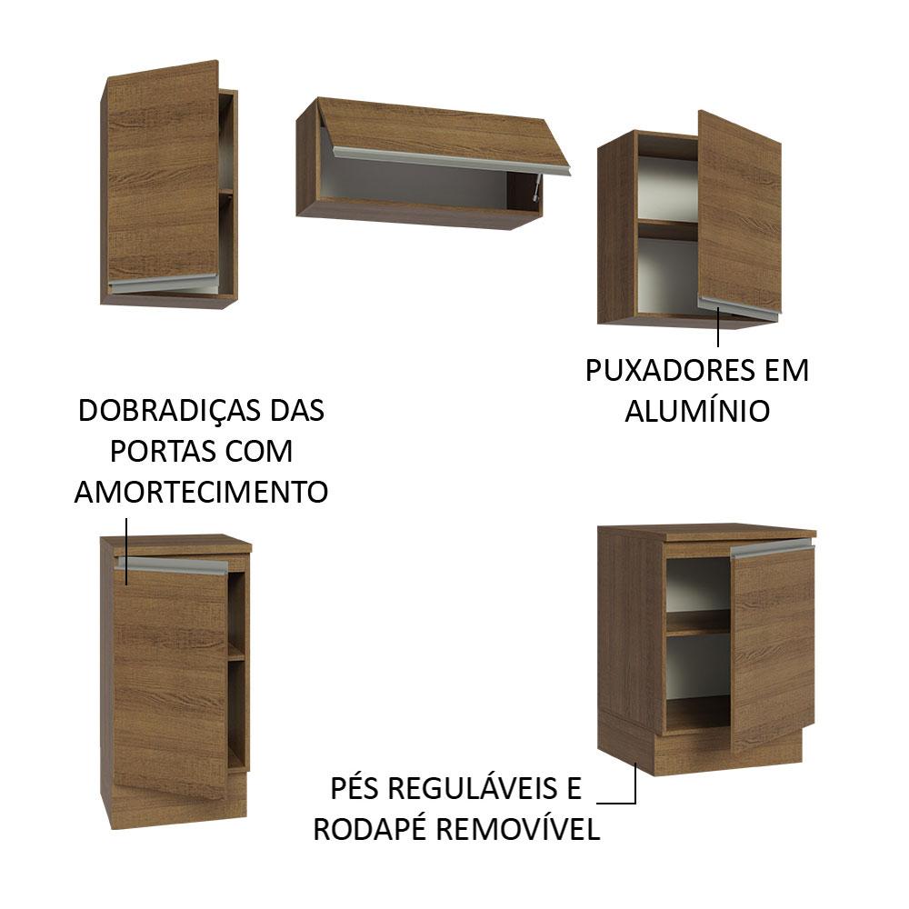 Foto 5 pulgar | Cocina Integral Madesa Glamy Marrón