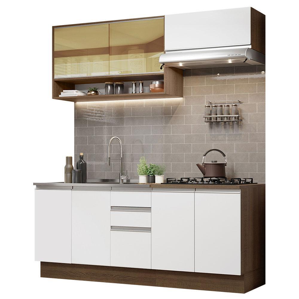 Foto 2 | Cocina Integral Madesa Glamy Blanco 200 Cm