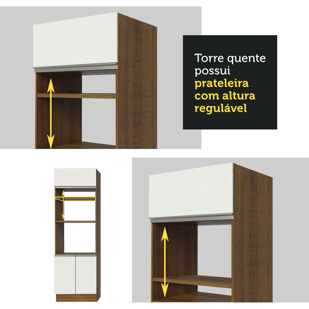 Foto 9 pulgar | Cocina Integral Madesa Glamy Blanca de 310 Cm