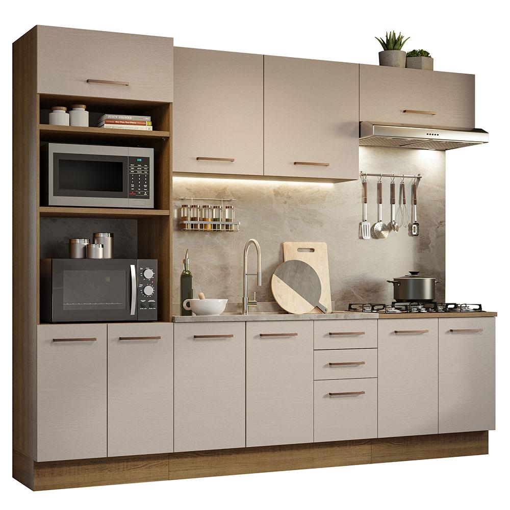 Foto 2 | Cocina Integral Madesa Agata Beige 270 Cm