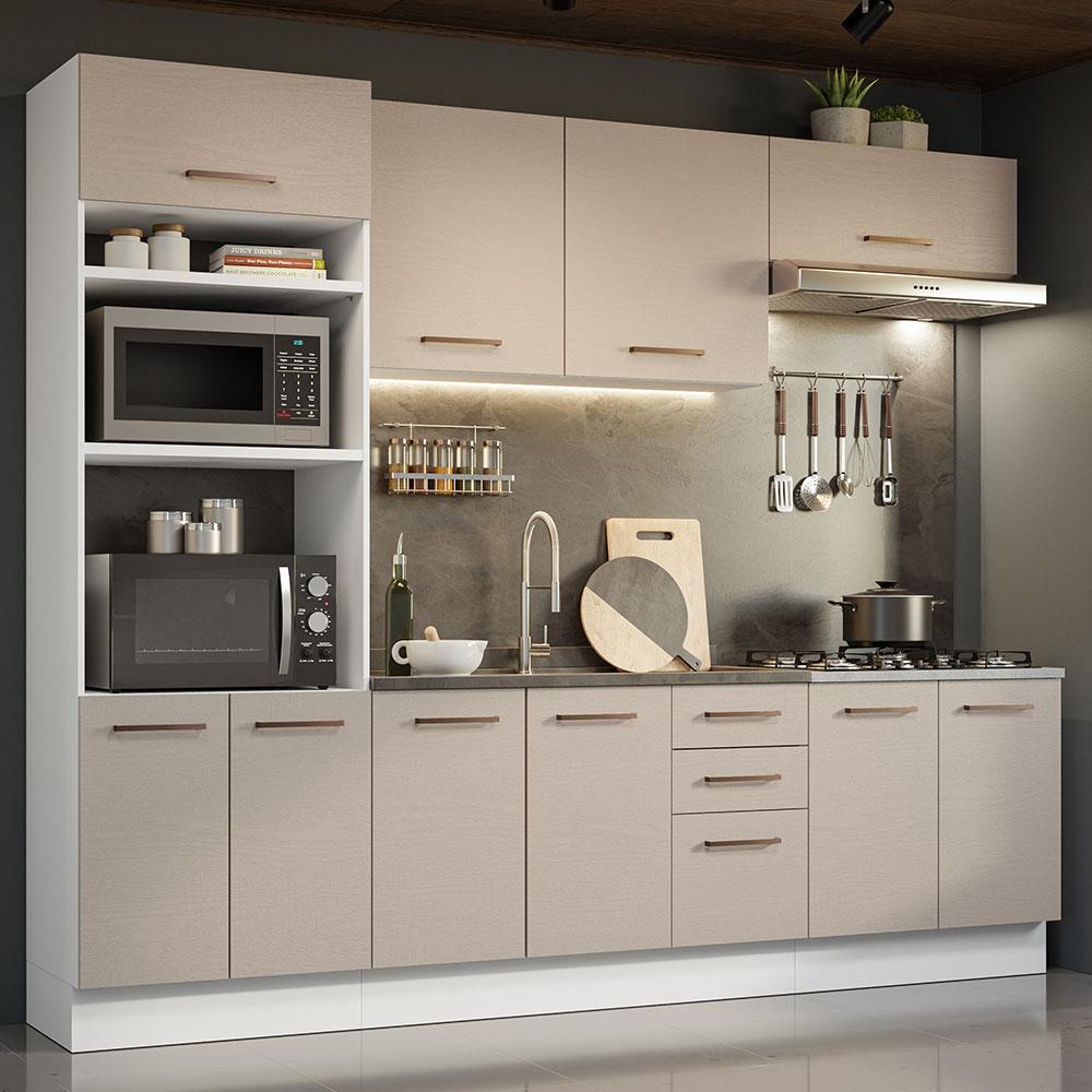 Foto 2 | Cocina Integral Madesa Agata Beige 270 Cm