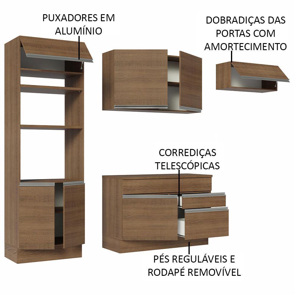 Foto 5 pulgar | Cocina Integral Madesa Glamy Marrón