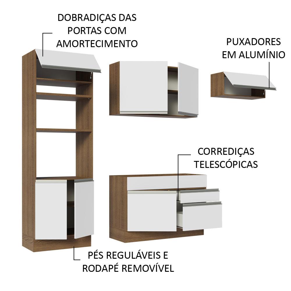 Foto 5 pulgar | Cocina Integral Madesa Glamy Marrón