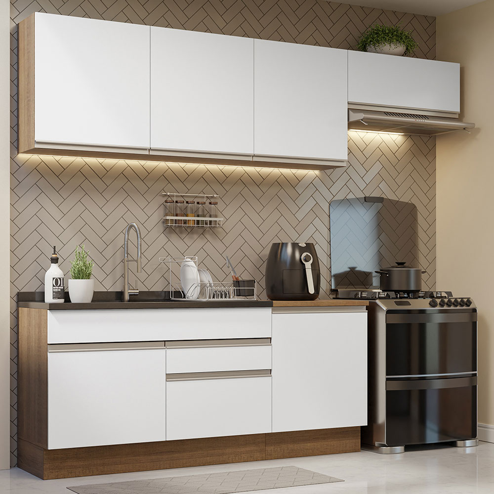 Foto 2 | Cocina Integral Madesa Glamy Blanca de 260 Cm