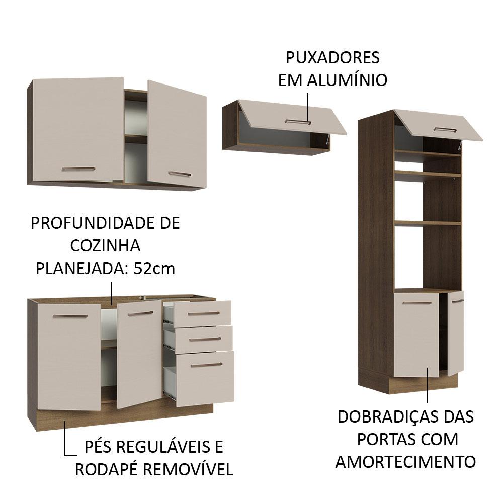 Foto 4 | Cocina Integral Madesa Ágata Marrón