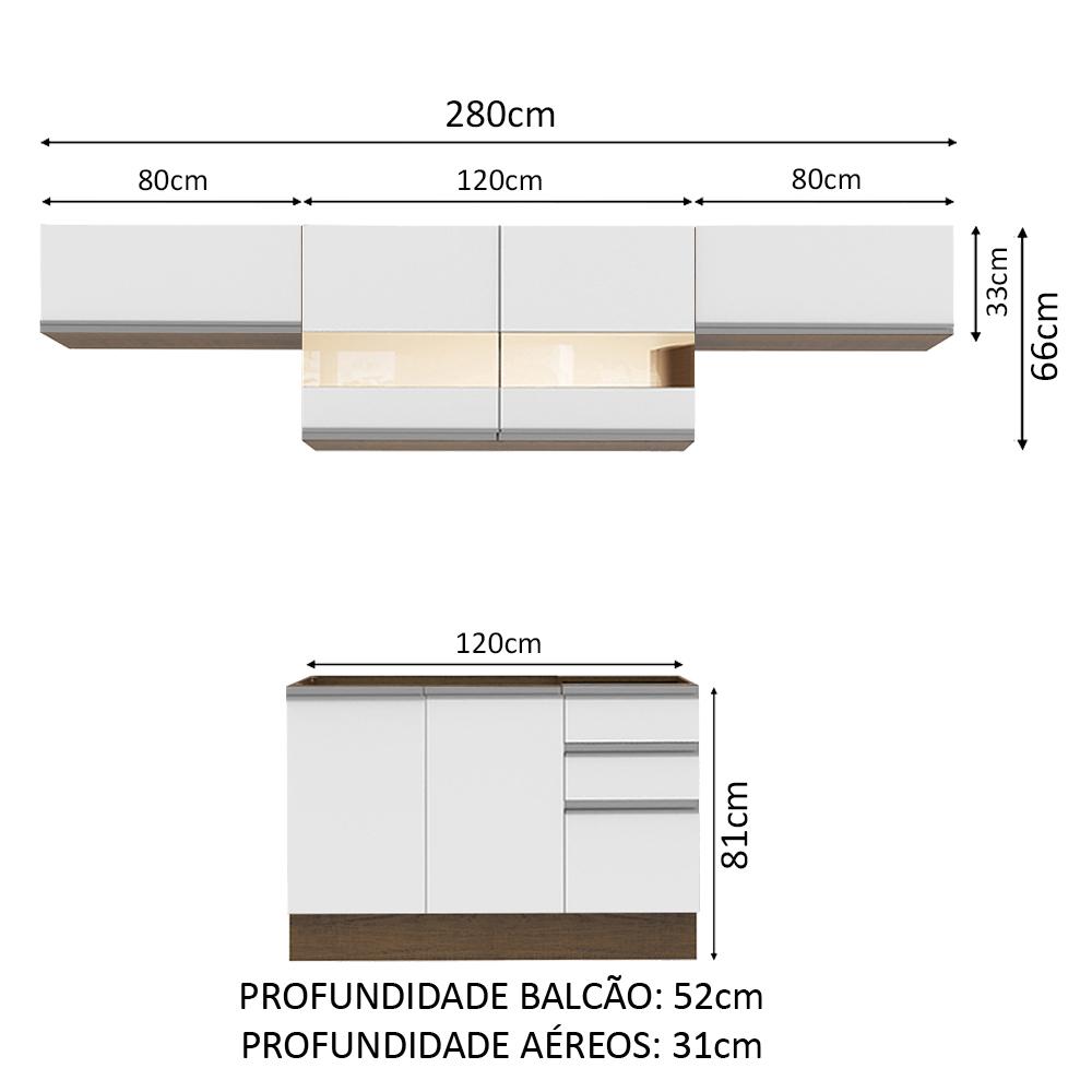 Foto 4 pulgar | Cocina Integral Madesa Marina Blanca