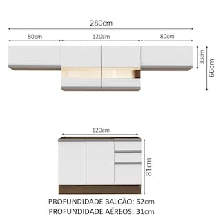 Foto 3 | Cocina Integral Madesa Marina Blanca