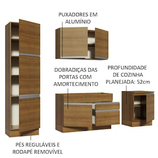 Foto 4 | Cocina Integral Madesa Bari Marrón