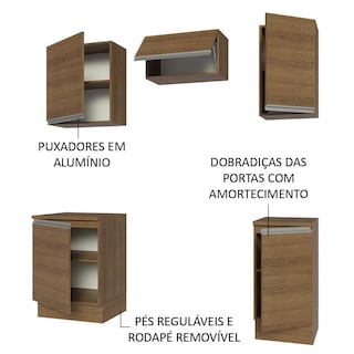 Foto 4 | Cocina Integral Madesa Glamy Marrón