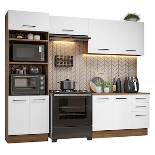 Foto 2 | Cocina Integral Madesa Ágata Marrón con Blanco