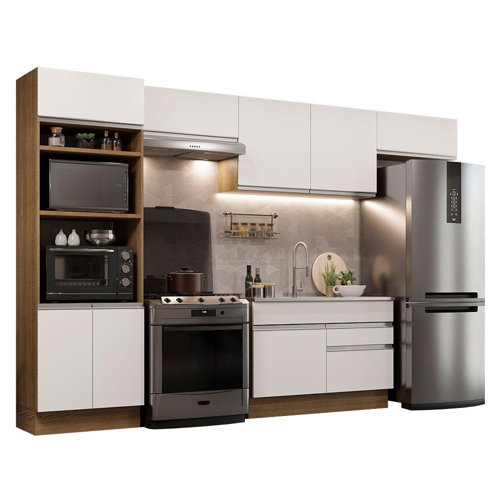 Foto 2 | Cocina Integral Madesa Glamy Blanca 350 Cm