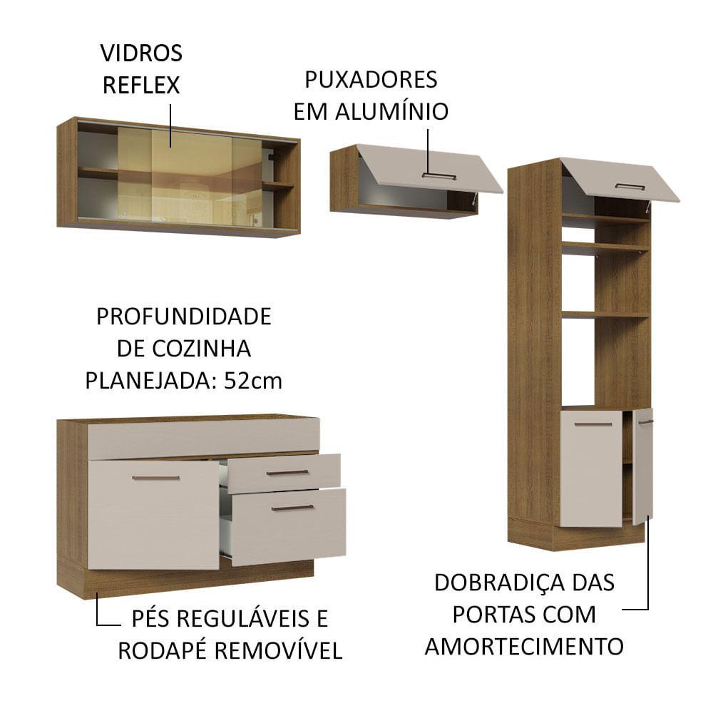 Foto 5 pulgar | Cocina Integral 270 cm Agata Madesa 05