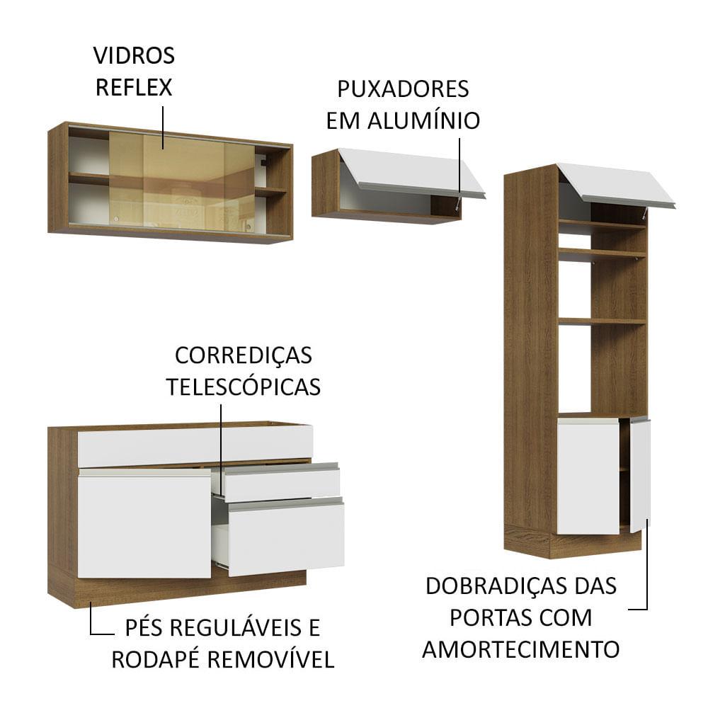 Foto 5 pulgar | Cocina Integral 270 cm Glamy Madesa 12