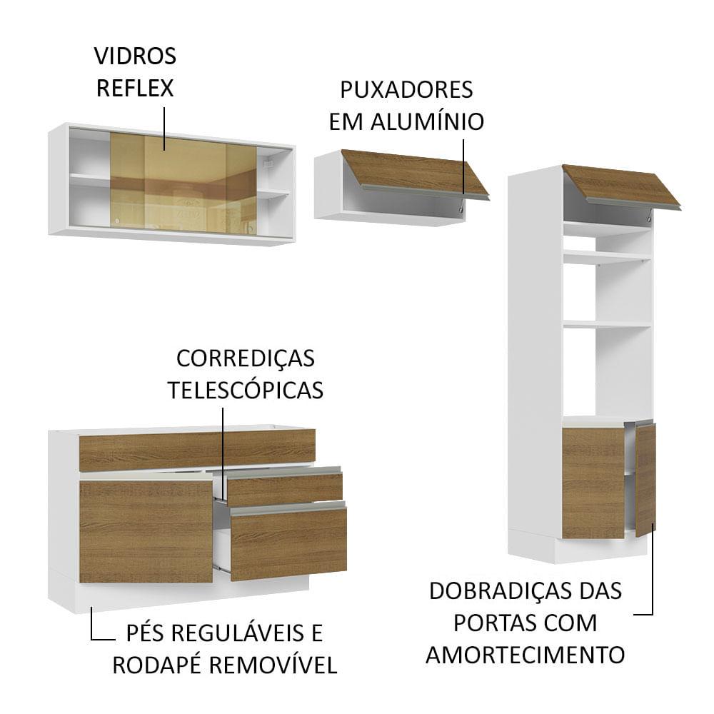 Foto 5 pulgar | Cocina Integral Madesa 270 cm Glamy 12