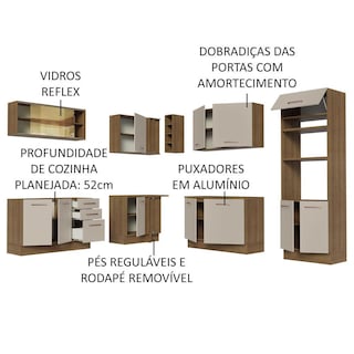 Foto 4 | Cocina Integral de Esquina Madesa Ágata 8 Piezas