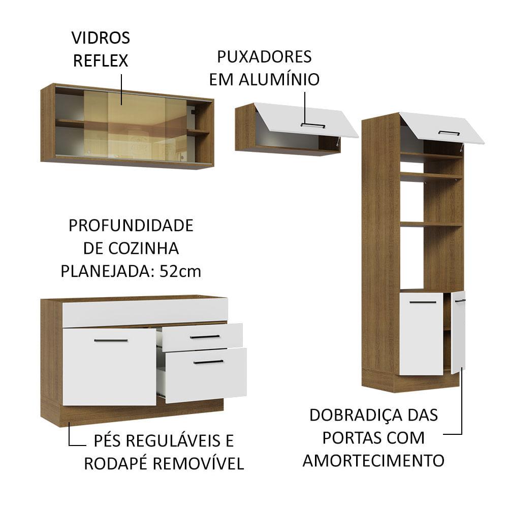 Foto 5 pulgar | Cocina Integral 270cm Agata Madesa 05