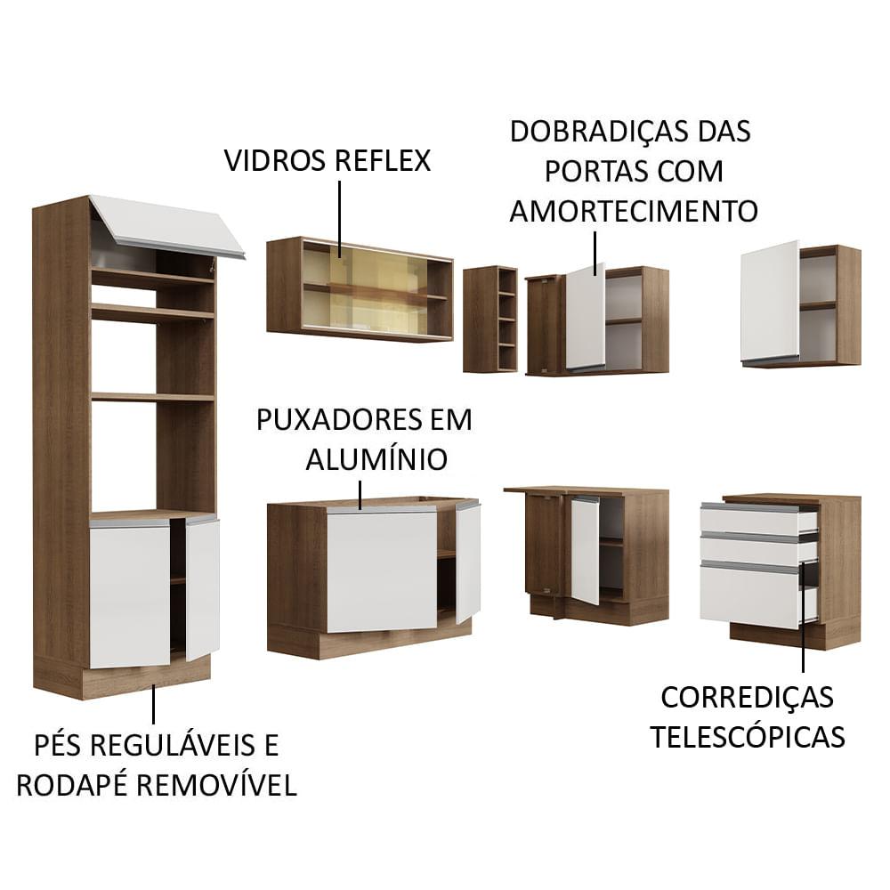 Foto 4 | Cocina Integral Escuadra Madesa 399 cm Glamy 02