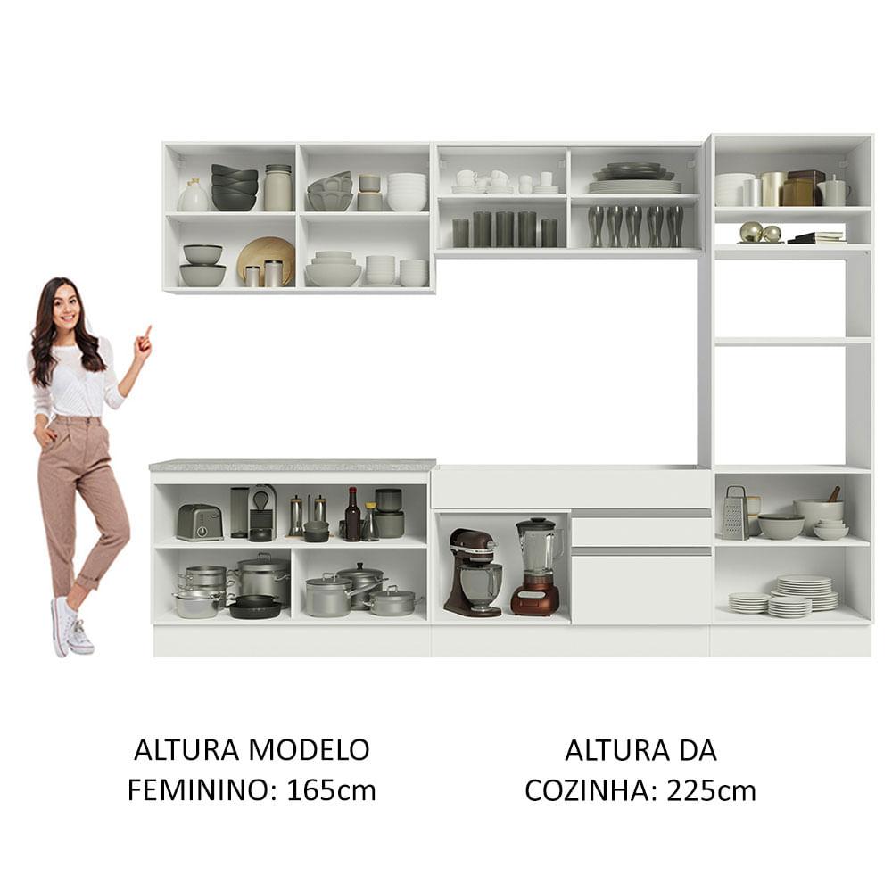 Foto 6 pulgar | Cocina Integral 310cm Glamy Madesa 01