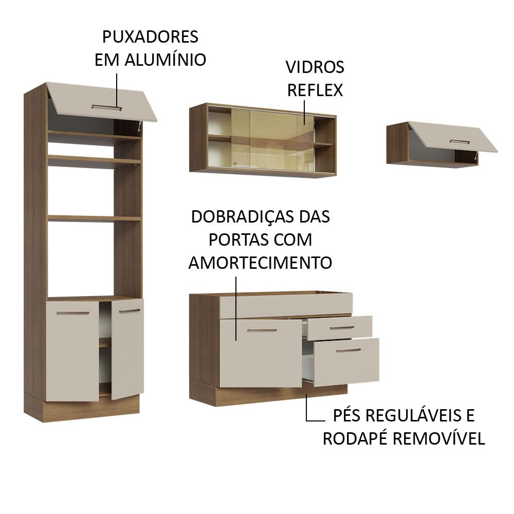 Foto 5 pulgar | Cocina Integral 270cm Agata Madesa 04