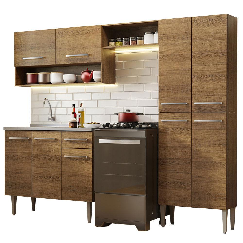 Cocina Integral Madesa Emilly 229 cm