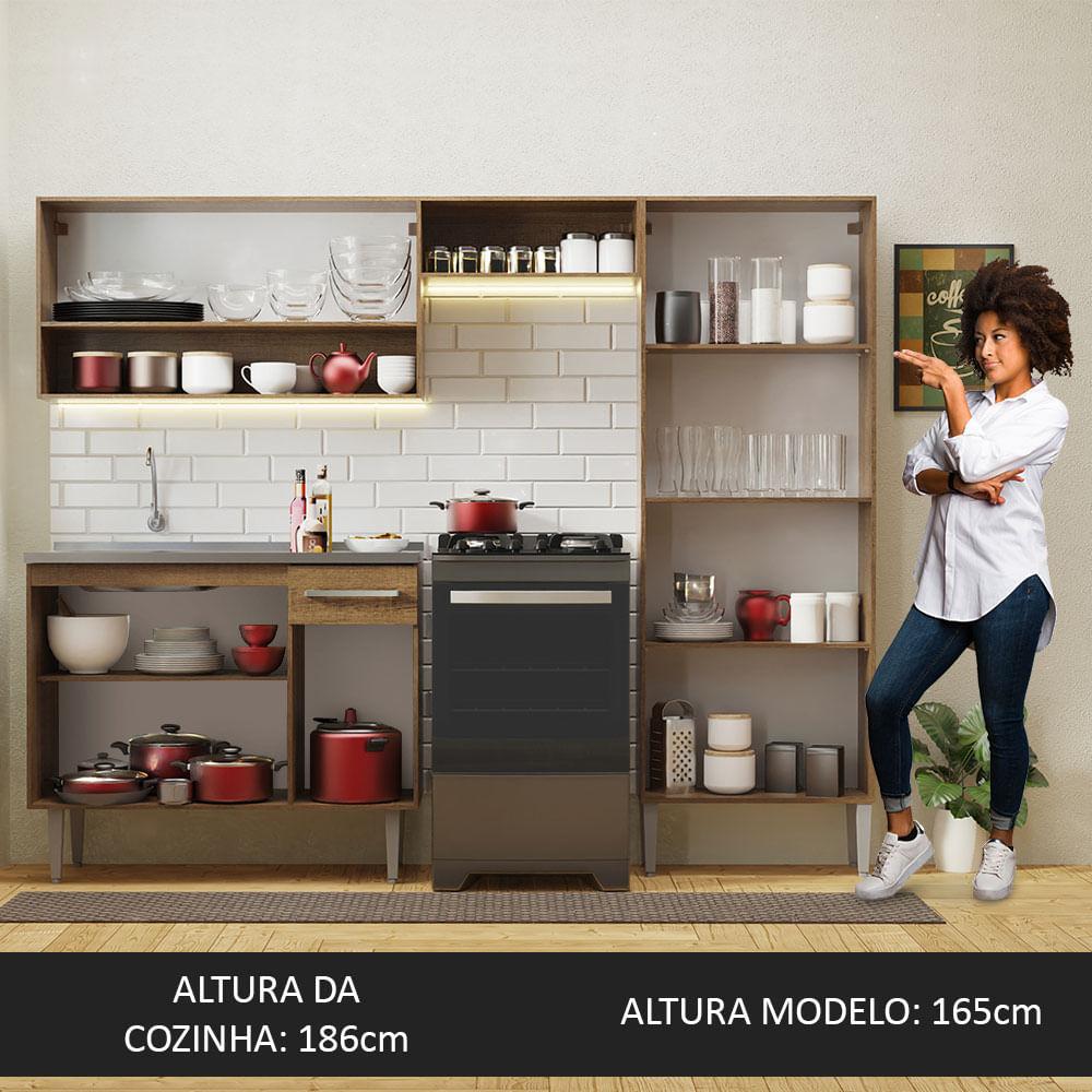 Foto 7 pulgar | Cocina Integral Madesa Emilly 229 cm