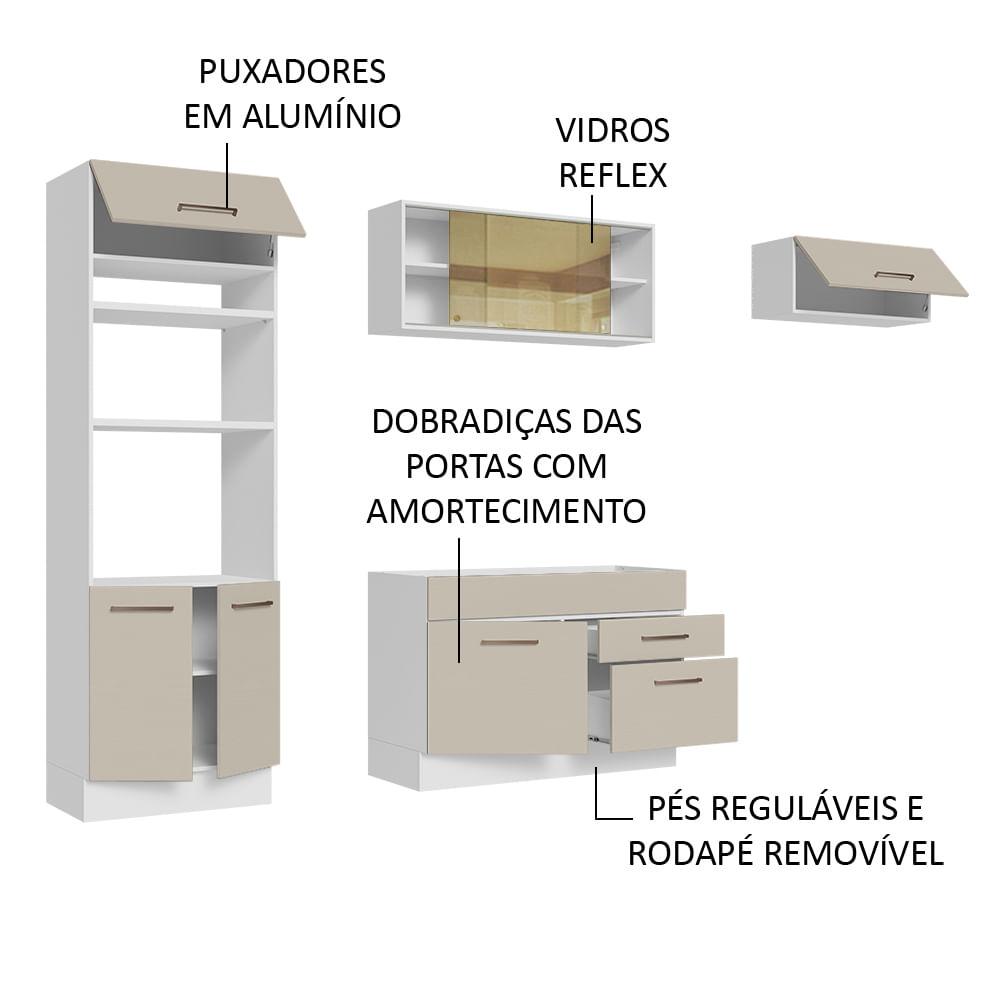 Foto 5 pulgar | Cocina Integral Madesa Ágata 270 cm 04
