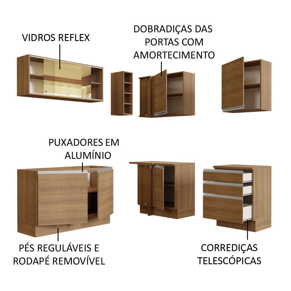 Foto 4 | Cocina Integral de Esquina 329 cm Glamy Madesa 02