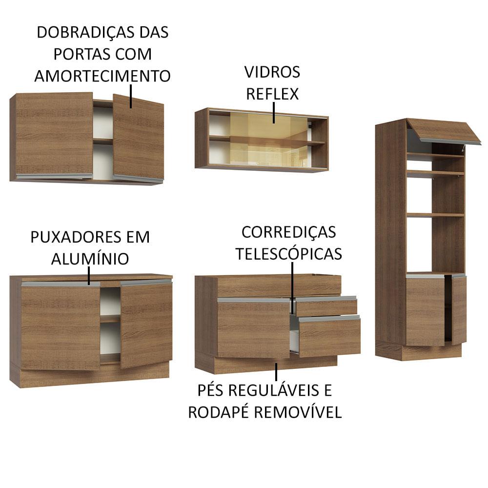 Foto 4 | Cocina Integral Madesa 310 cm Glamy 01