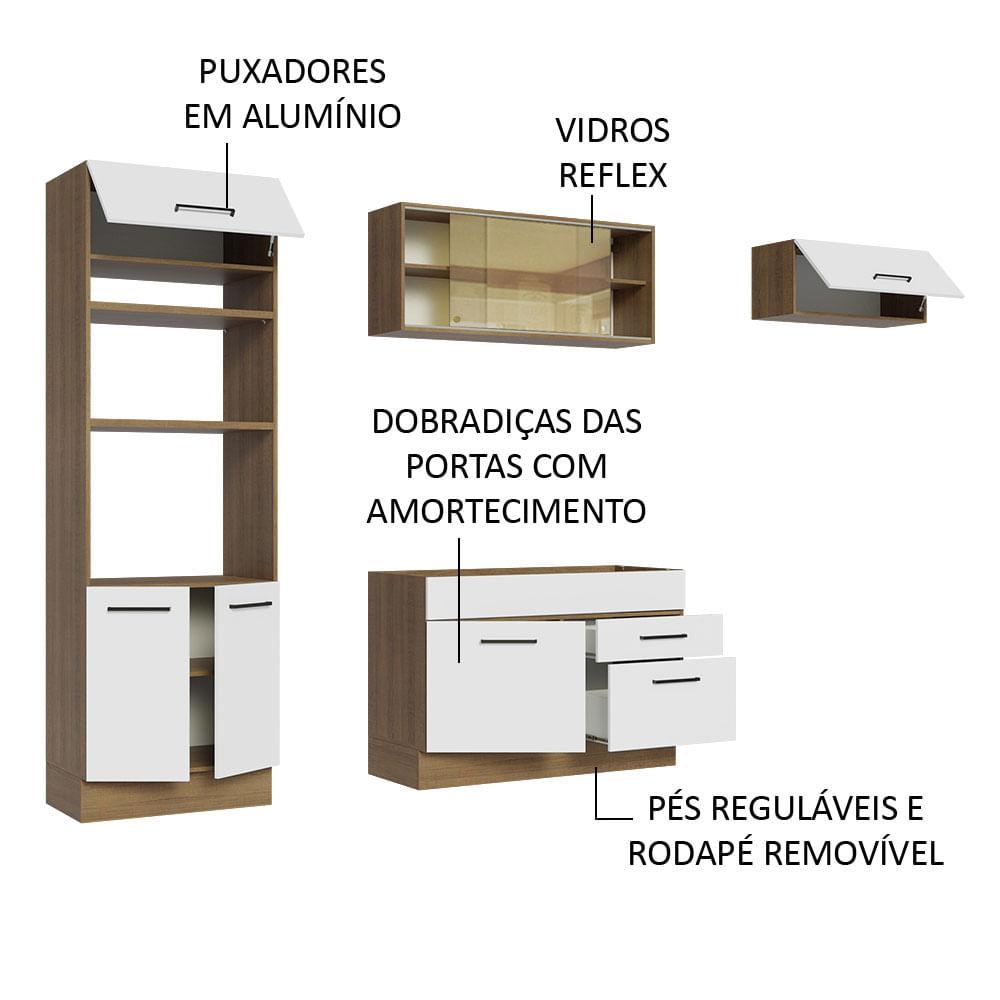Foto 5 pulgar | Cocina Integral Madesa Ágata 270 cm 04