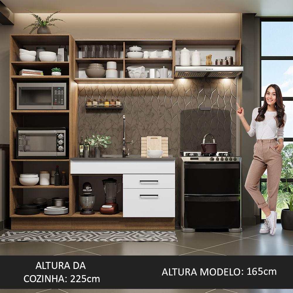 Foto 6 pulgar | Cocina Integral Madesa Ágata 270 cm 04