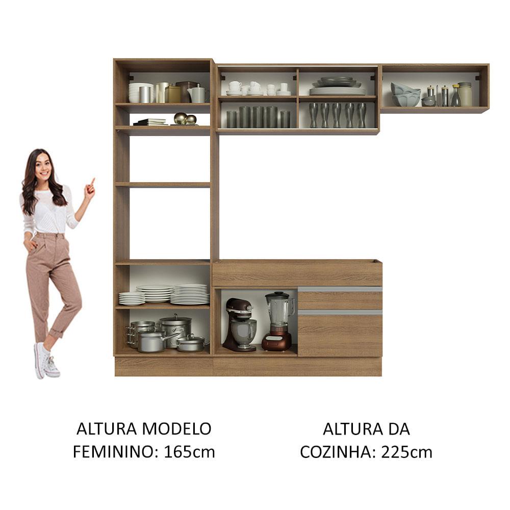 Foto 6 pulgar | Cocina Integral Madesa 270 cm Glamy 11