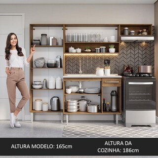 Foto 6 | Cocina Integral Madesa Emilly 229 cm - con Fregadero 12