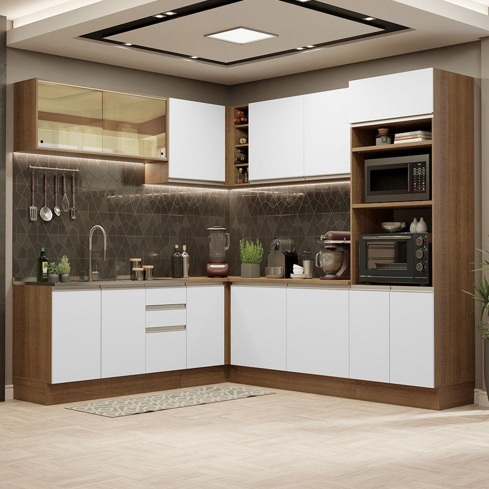 Foto 1 | Cocina Integral de Esquina Madesa Glamy 459 cm 01