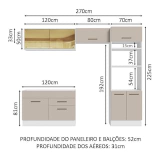 Foto 3 | Cocina Integral Madesa Ágata 270 cm 05