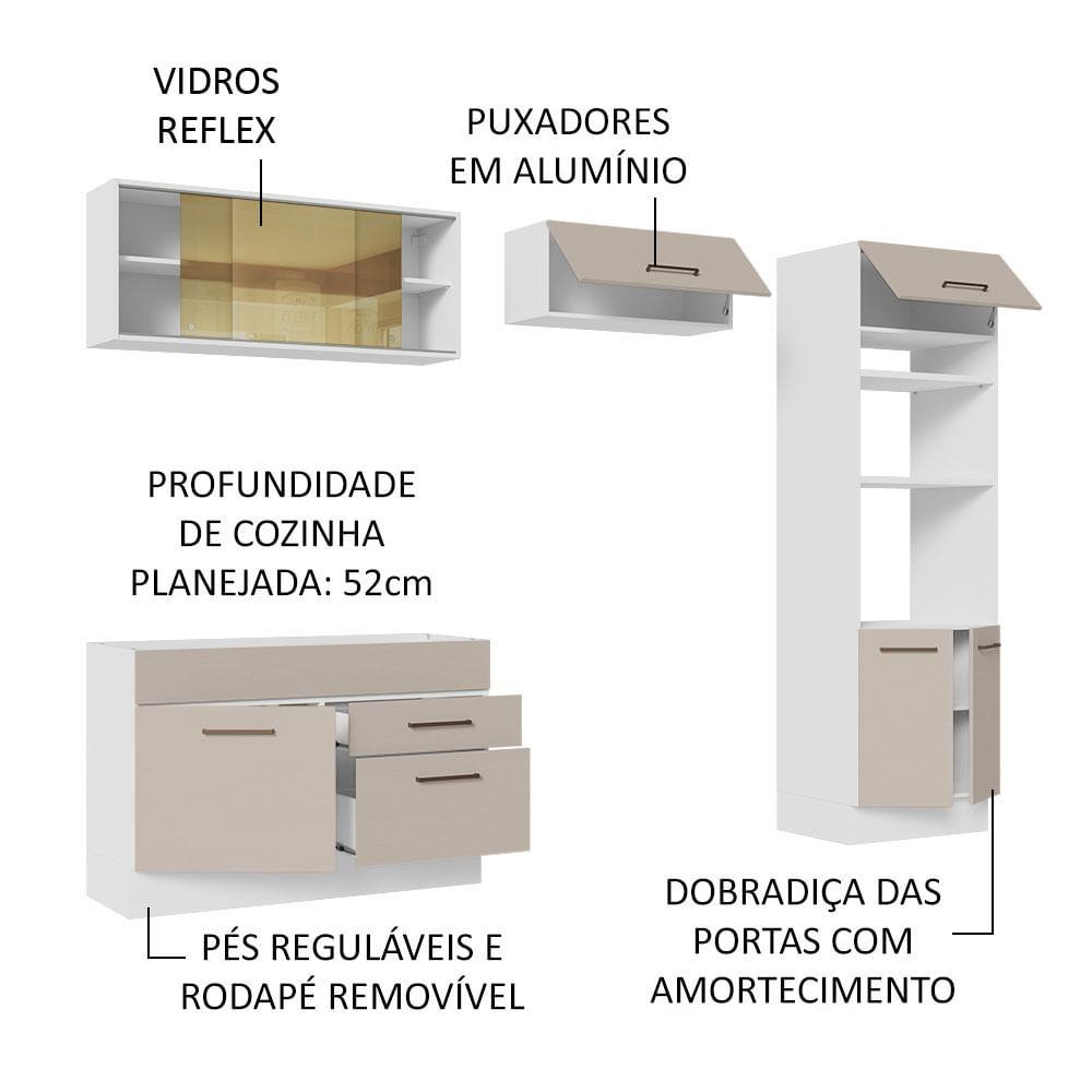 Foto 5 pulgar | Cocina Integral Madesa Ágata 270 cm 05