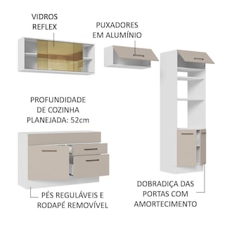 Foto 4 | Cocina Integral Madesa Ágata 270 cm 05