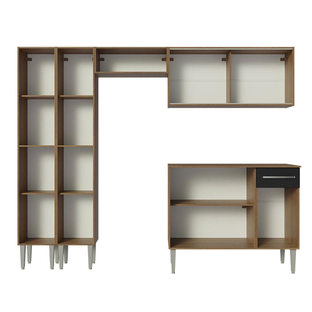 Foto 6 | Cocina Integral 229 cm Emilly Madesa Marrón y Negro 06