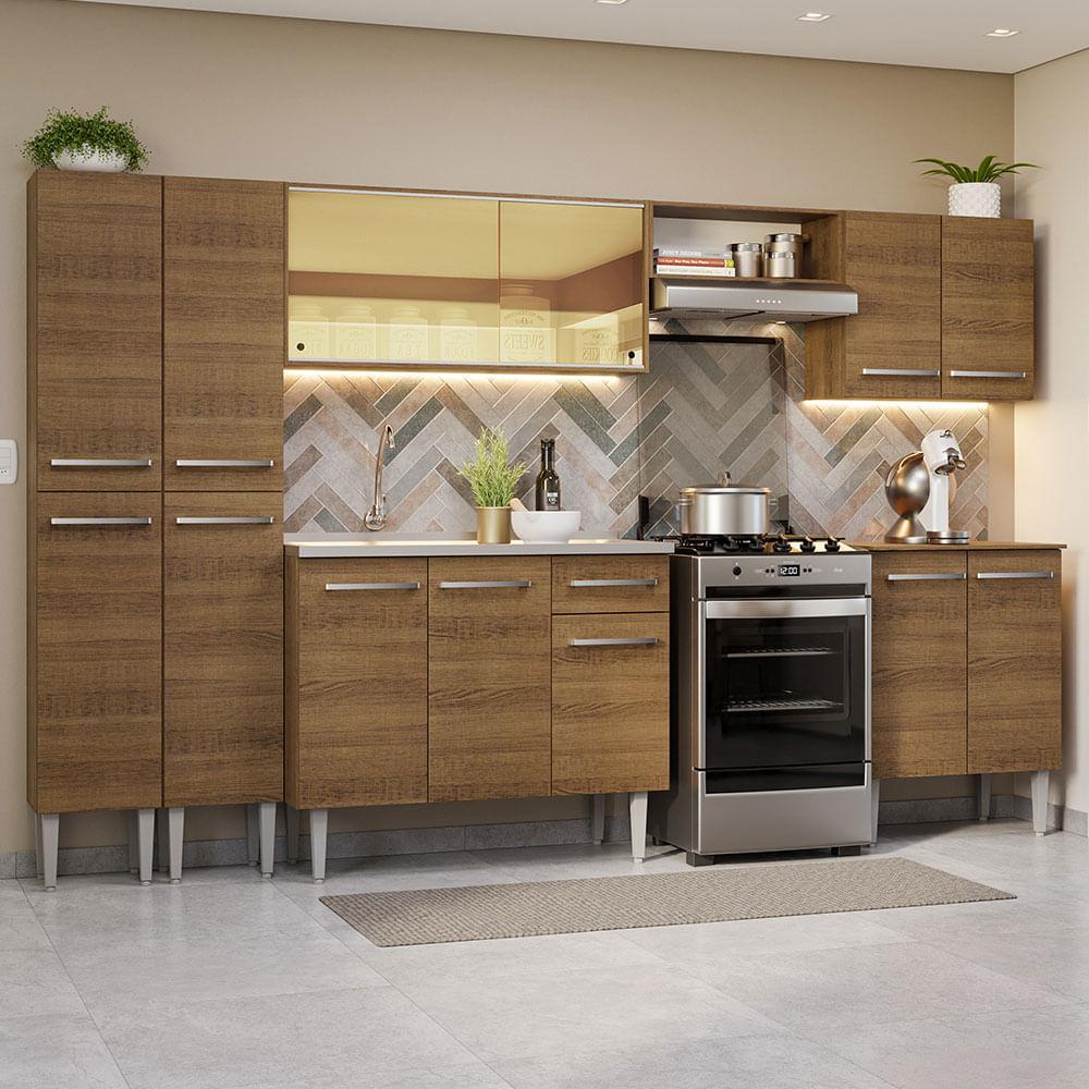 Foto 3 pulgar | Cocina Integral 293cm Con Fregadero Emilly Madesa 07