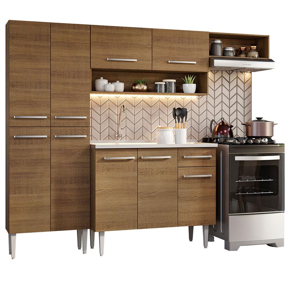 Cocina Integral Madesa Emilly 229 cm - con Fregadero 12