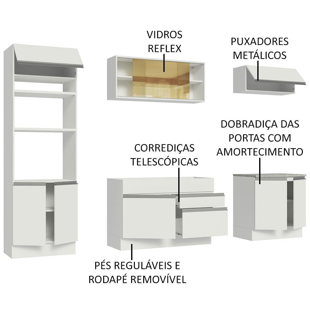 Foto 5 pulgar | Cocina Integral 270 cm Glamy Madesa 10