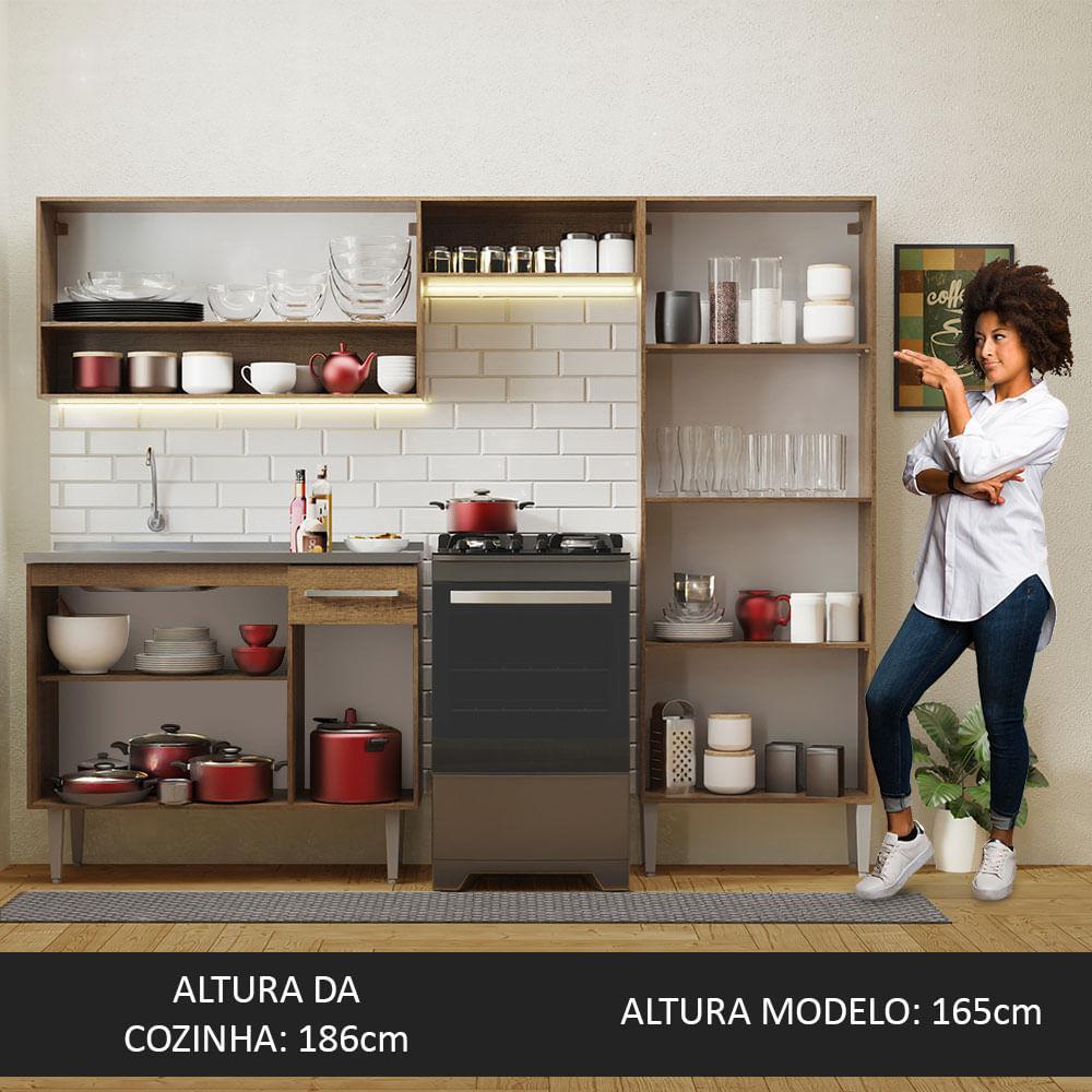 Foto 7 pulgar | Cocina Integral Madesa Emilly 229 cm con Fregadero 10