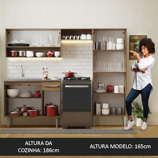 Foto 6 | Cocina Integral Madesa Emilly 229 cm con Fregadero 10