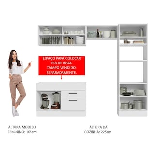 Foto 5 | Cocina Integral 270 cm Agata Madesa 05