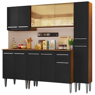 Foto 1 | Cocina Integral Madesa Marrón Emilly West 201 cm