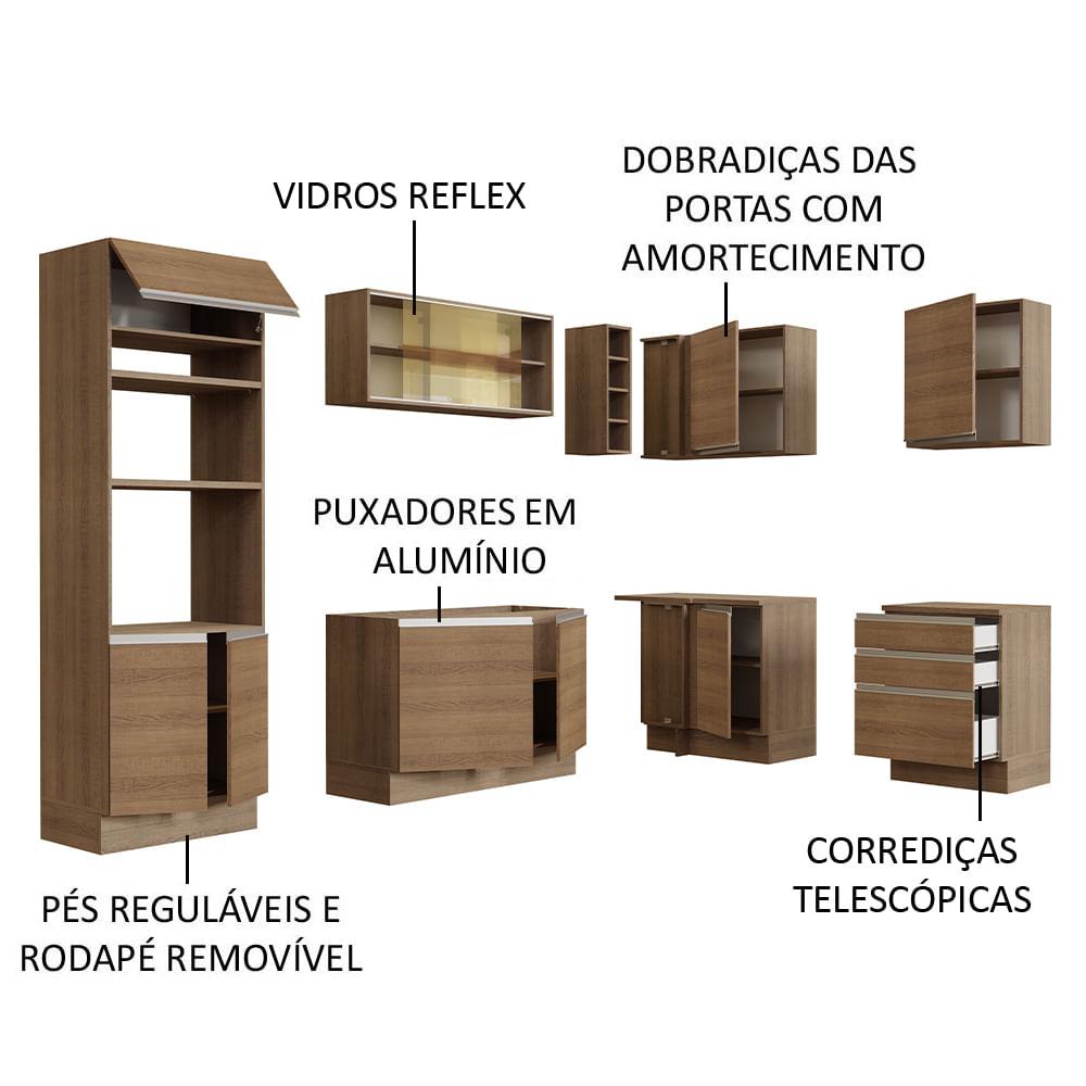 Foto 4 | Cocina Integral de Esquina 399 cm Glamy Madesa 02