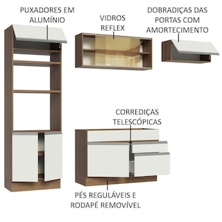 Foto 4 | Cocina Integral 270cm Madesa Glamy 11