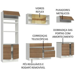 Foto 4 | Cocina Integral 270Cm Madesa Glamy 10