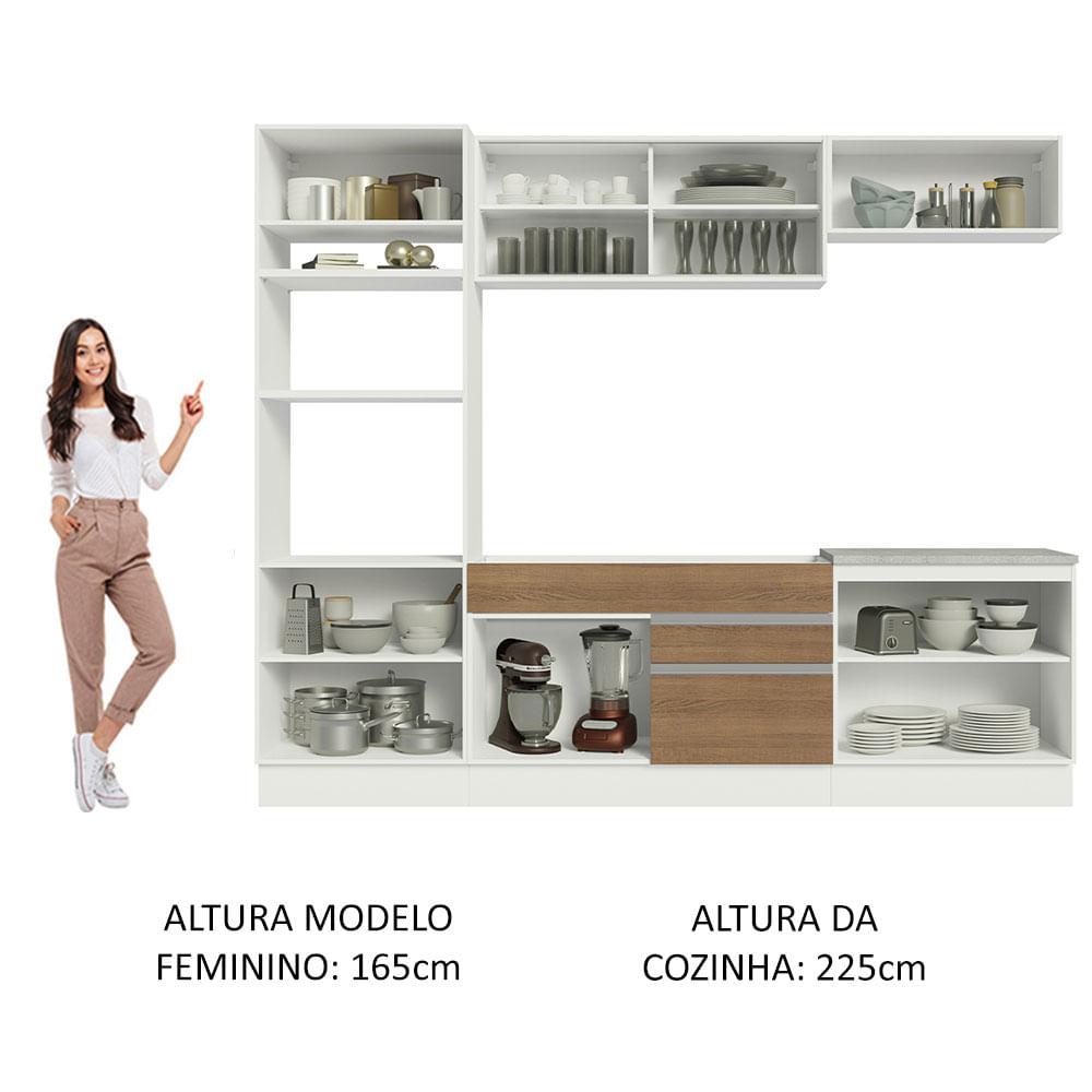 Foto 6 pulgar | Cocina Integral 270Cm Madesa Glamy 10